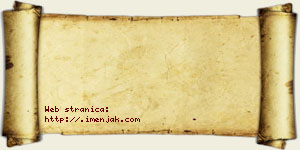 Danijela Kalinić vizit kartica